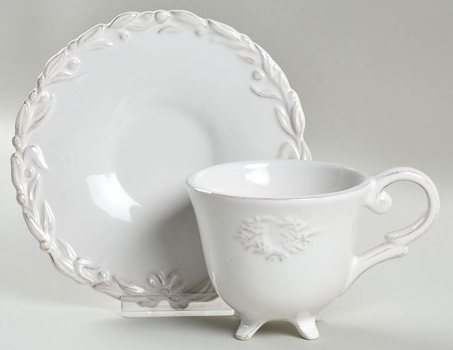 Holiday Bough Footed Cup & Saucer Set by Barreveld-1