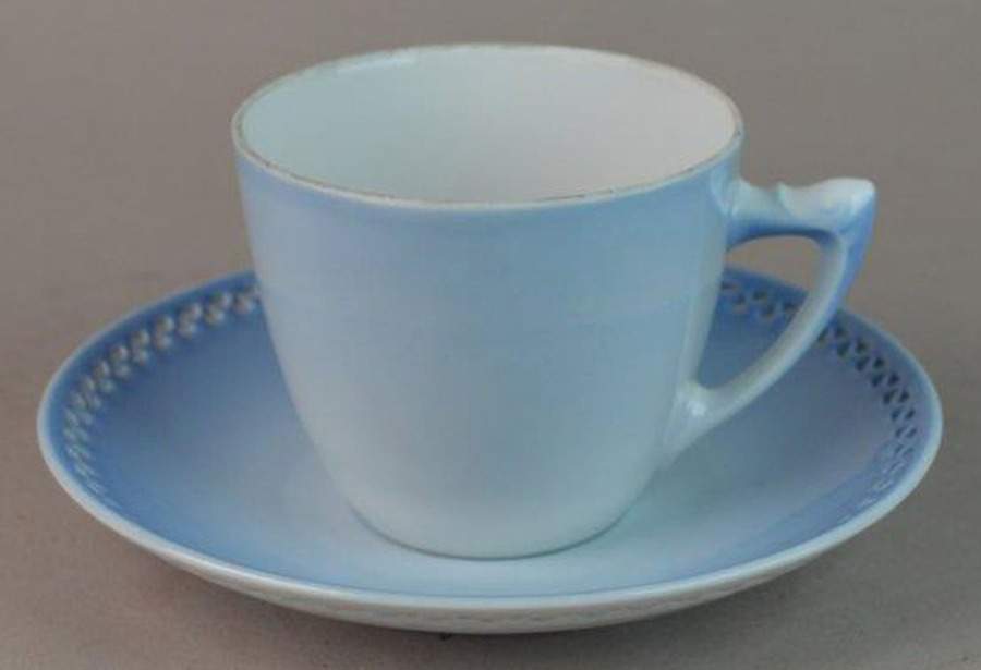 6165 Flat Cup & Saucer Set by Bing & Grondahl-1