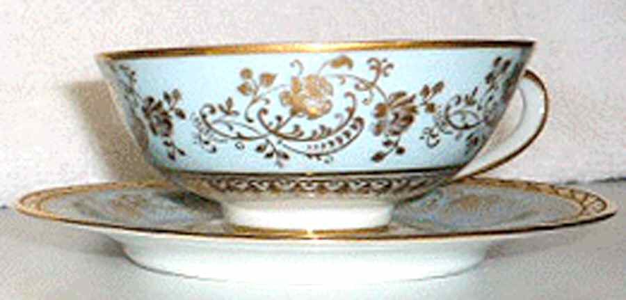 BER580 Footed Cup & Saucer Set by Bernardaud-1