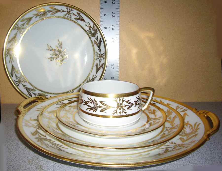BOG123 Handled Cake Plate by George Borgfeldt-1