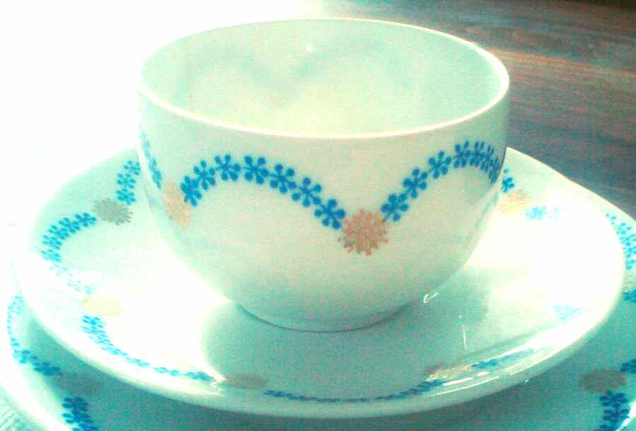 BEB58 Flat Cup & Saucer Set by Beyer & Bock-1