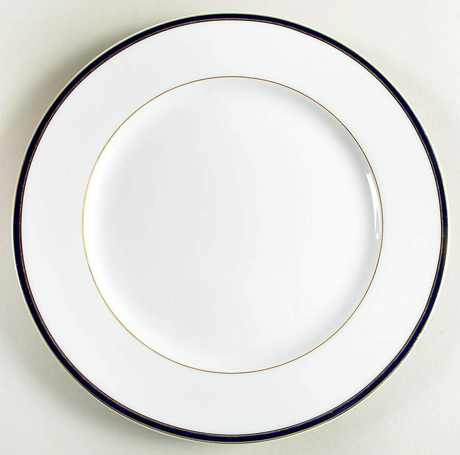 Nuage Navy Dinner Plate by Bernardaud-1