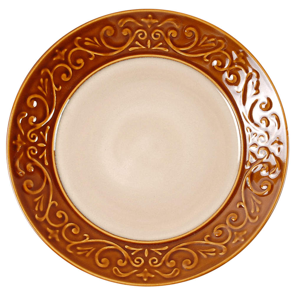 Embossed Scroll Dinner Plate by Better Homes and Gardens-1