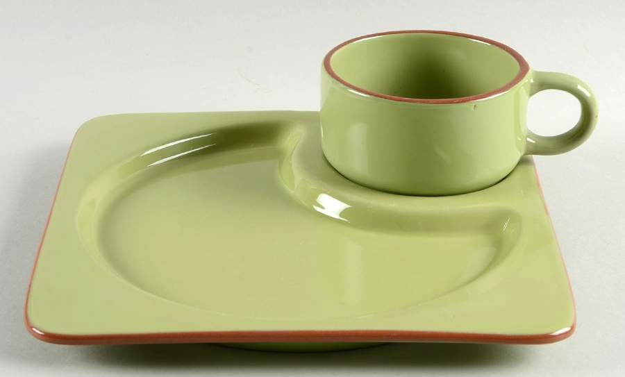 Naturals Collection Snack Plate & Cup Set by Baum Brothers-1