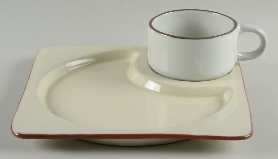 Naturals Collection Snack Plate & Cup Set by Baum Brothers-1