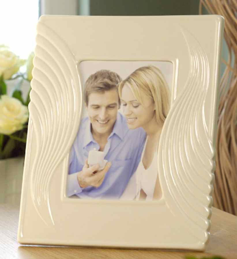Reflect Frame-Holds 5" X 7" by Belleek Pottery (Ireland)-1