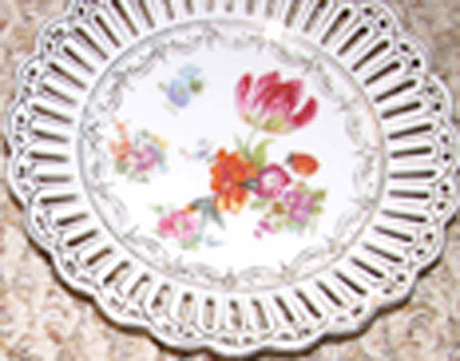 Dresden Flowers Dinner Plate by Schumann - Bavaria-1