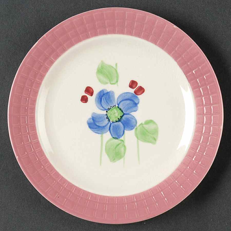Cassandra Pink Bread & Butter Plate by Blue Ridge Southern Pottery-1