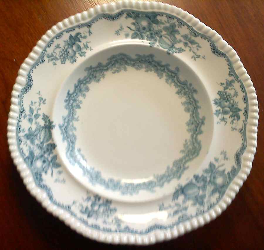 Dalrymple Blue Round Butter No Lid by Bishop & Stonier-1
