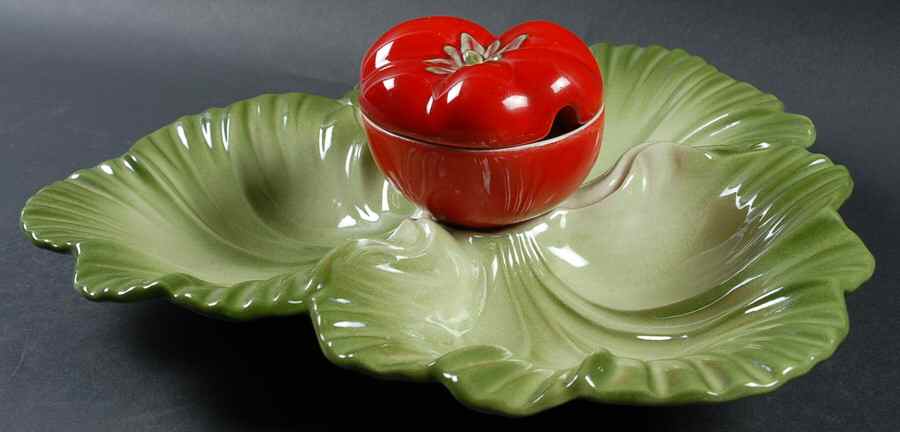 Tomato Relish 3-Part with Center Lid by Brad Keeler-1