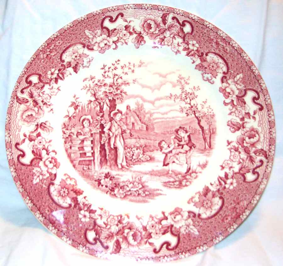 Playtime Pink Dinner Plate by Barratts-1