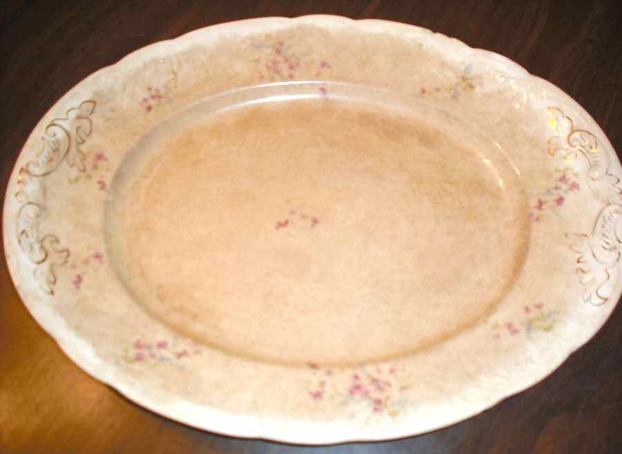 BOO60 11" Oval Serving Platter by Booths-1