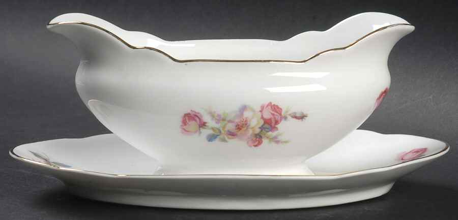 BAV420 Gravy Boat with Attached Underplate by Bavaria-1