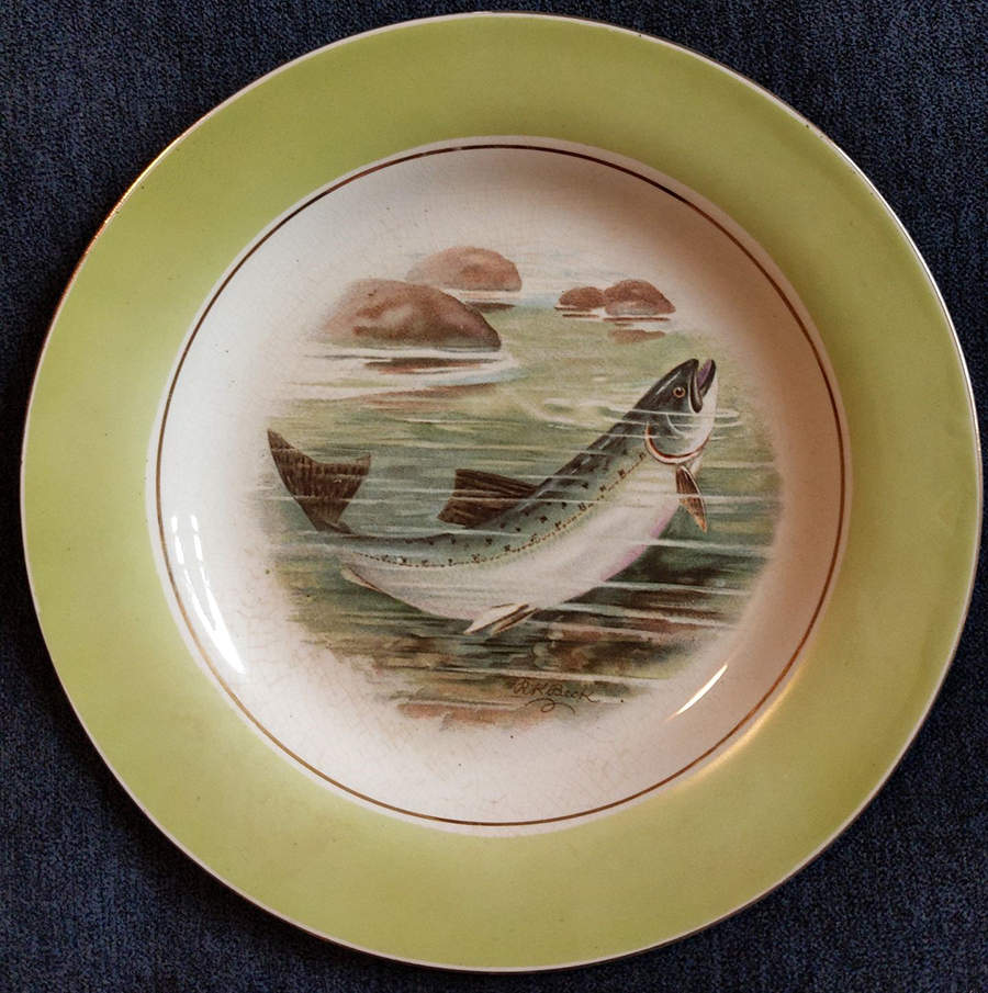 BUF161 Luncheon Plate by Buffalo Pottery-1