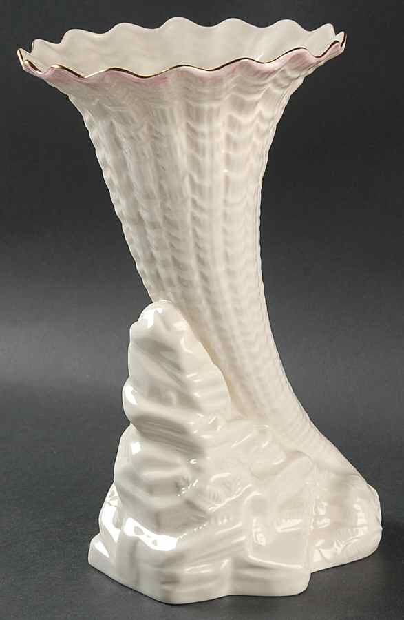 Heritage Collection 9" Rock Spill Vase by Belleek Pottery (Ireland)-1