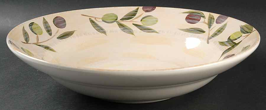 Italia Olives 14" Large Salad Serving Bowl by Bella-1