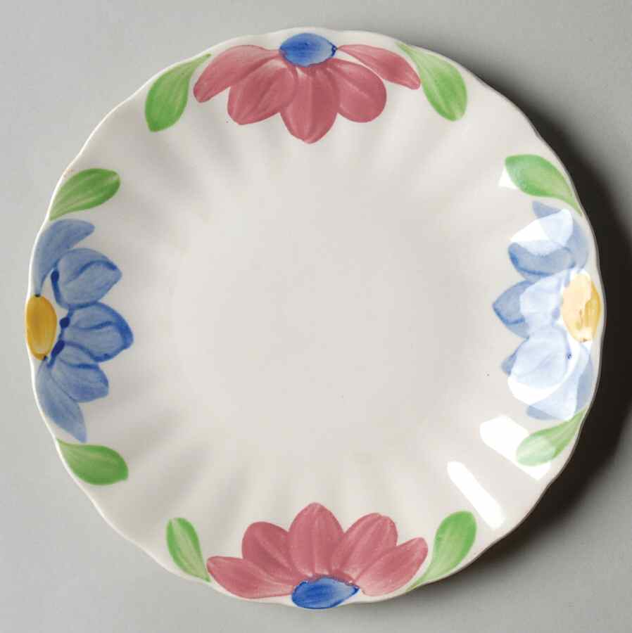 Merry Mardi Gras Bread & Butter Plate by Blue Ridge Southern Pottery-1