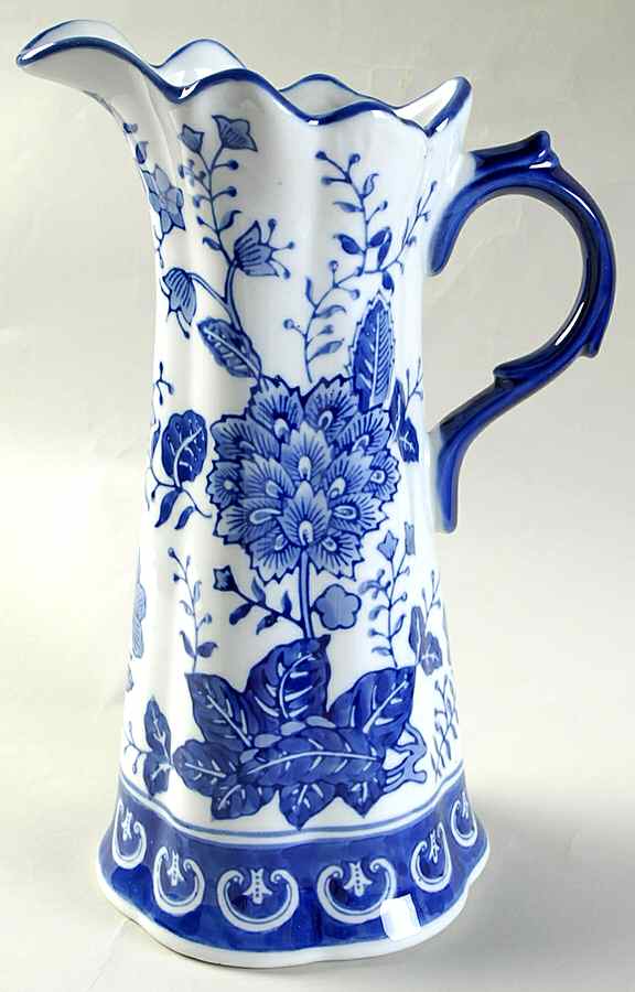 Blue Peony 62 Oz Pitcher by Baum Brothers-1