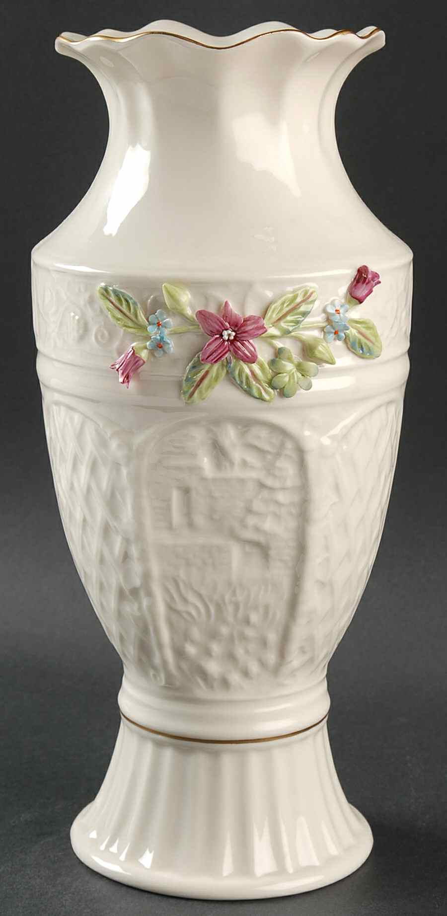 Rowellane 11" Vase by Belleek Pottery (Ireland)-1