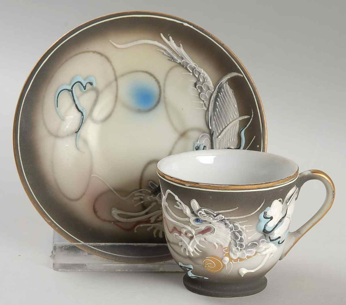 BEX8 Footed Demitasse Cup & Saucer Set by Betsons-1