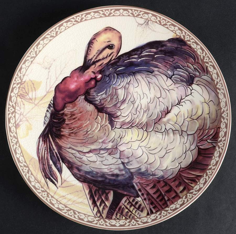 Autumn Birds Salad Plate by Biltmore for Your Home-1