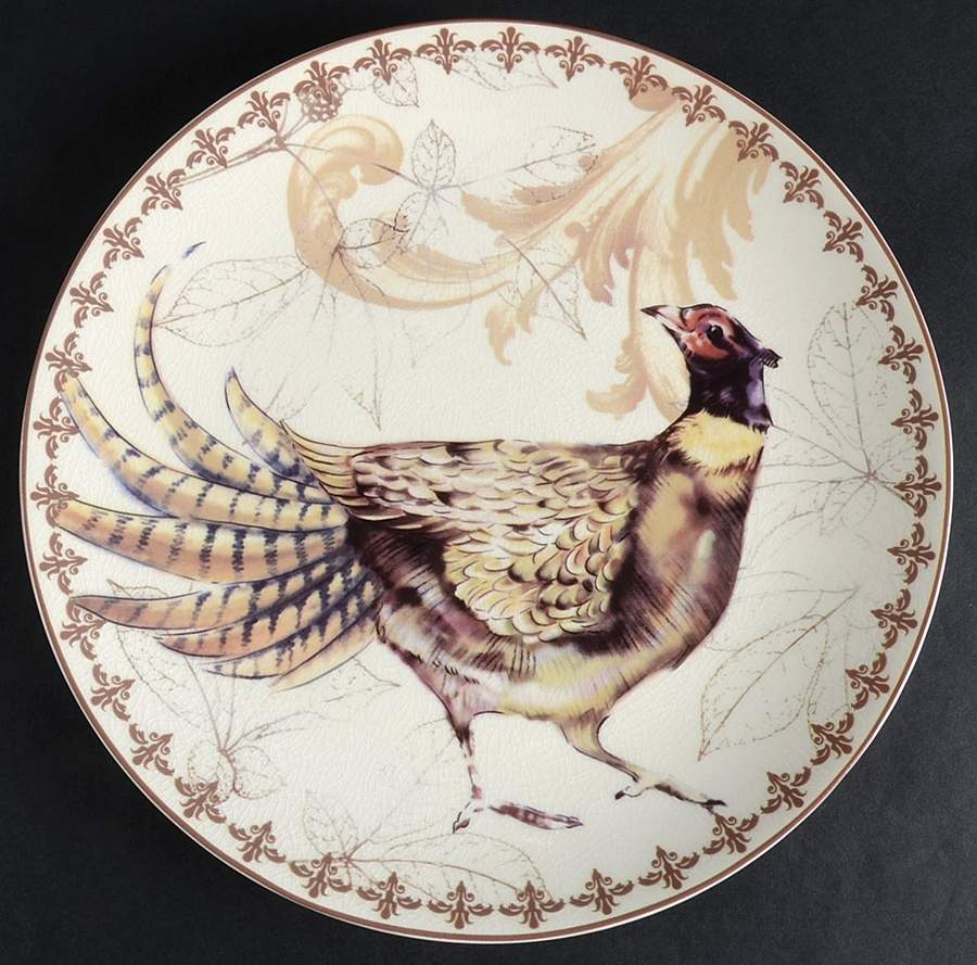 Autumn Birds Dinner Plate by Biltmore for Your Home-1