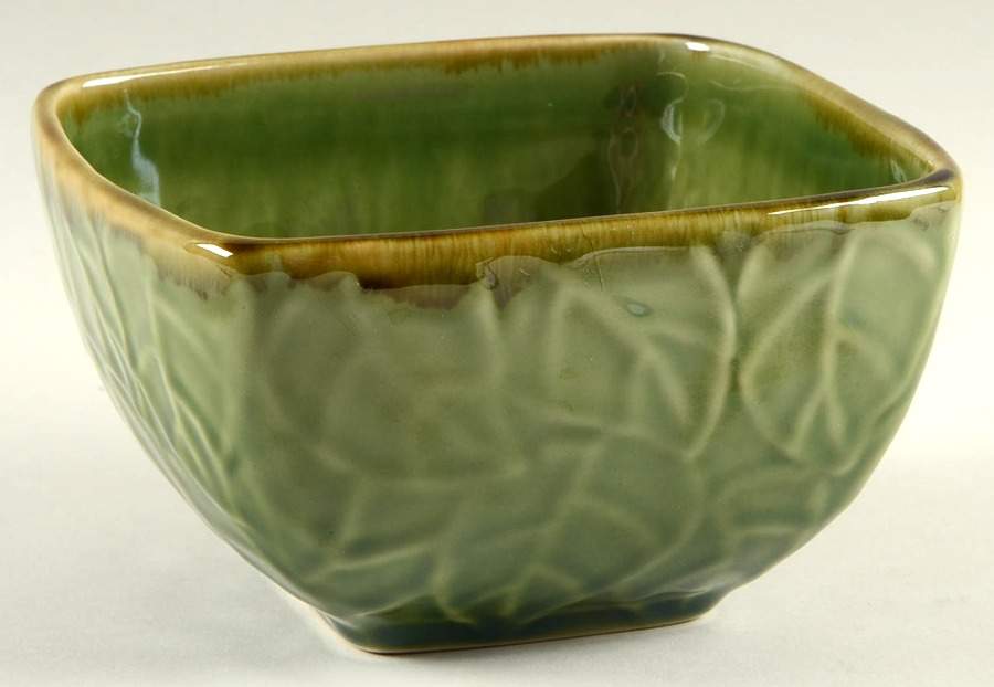 Tea Leaves Green Coupe Soup Bowl by Baum Brothers-1