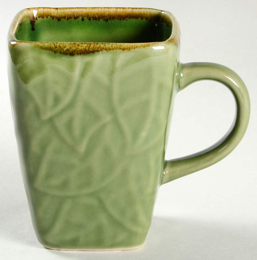 Tea Leaves Green Mug by Baum Brothers-1