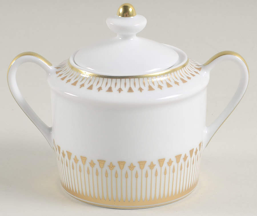 Soleil Levant Sugar Bowl & Lid by Bernardaud-1