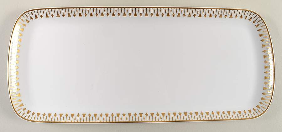 Soleil Levant Oblong Cake Plate by Bernardaud-1