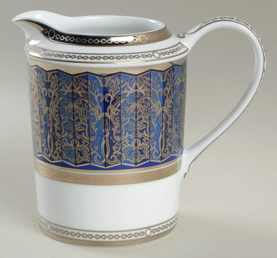 Eventail Blue Creamer by Bernardaud-1