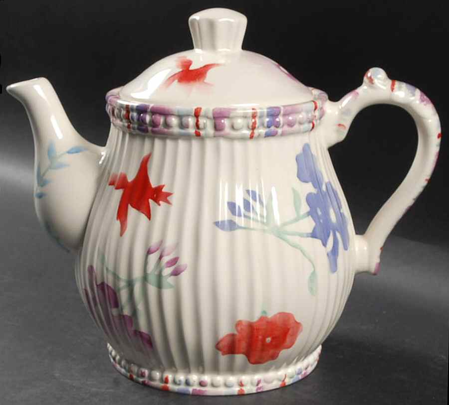Spring Carden Stripe Coffee Pot & Lid by Baum Brothers-1