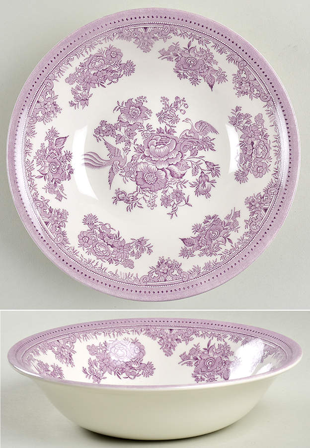 Asiatic Pheasant Plum Soup/Cereal Bowl by Burgess & Leigh-1