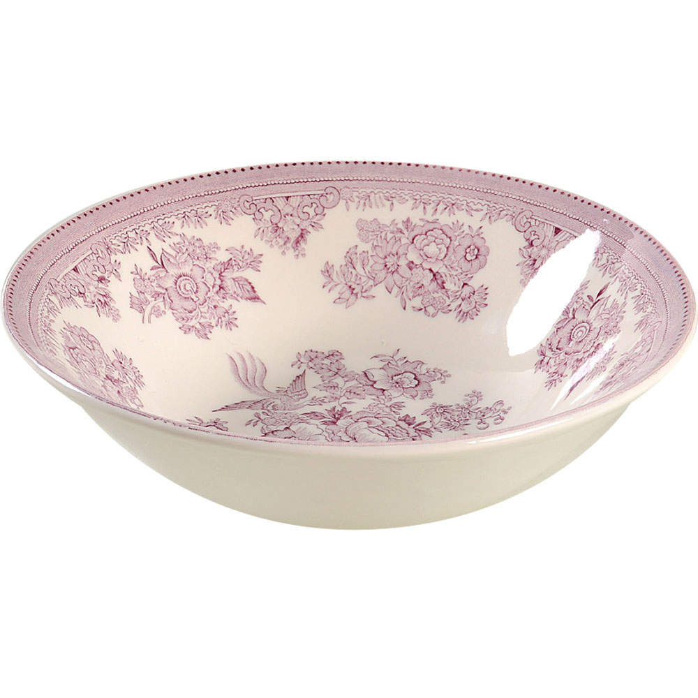 Asiatic Pheasant Plum Coupe Cereal Bowl by Burgess & Leigh-1