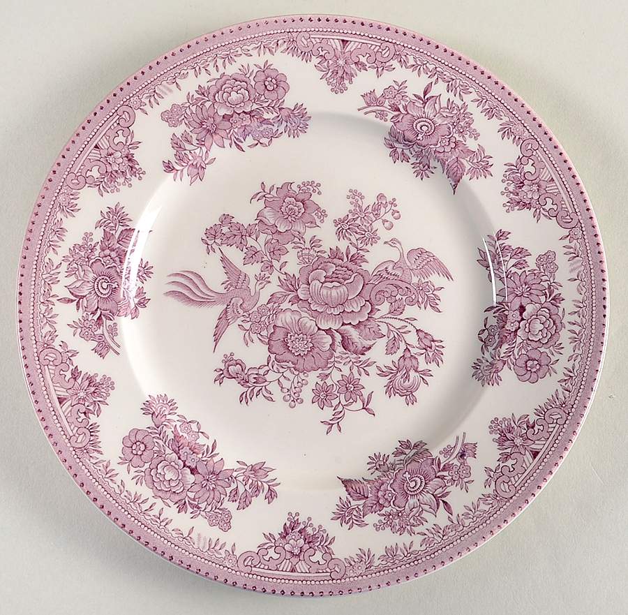 Asiatic Pheasant Plum Luncheon Plate by Burgess & Leigh-1