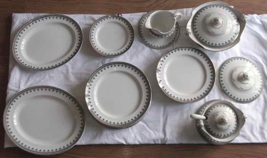 Grecian Dinner Plate by Bourne & Leigh-1