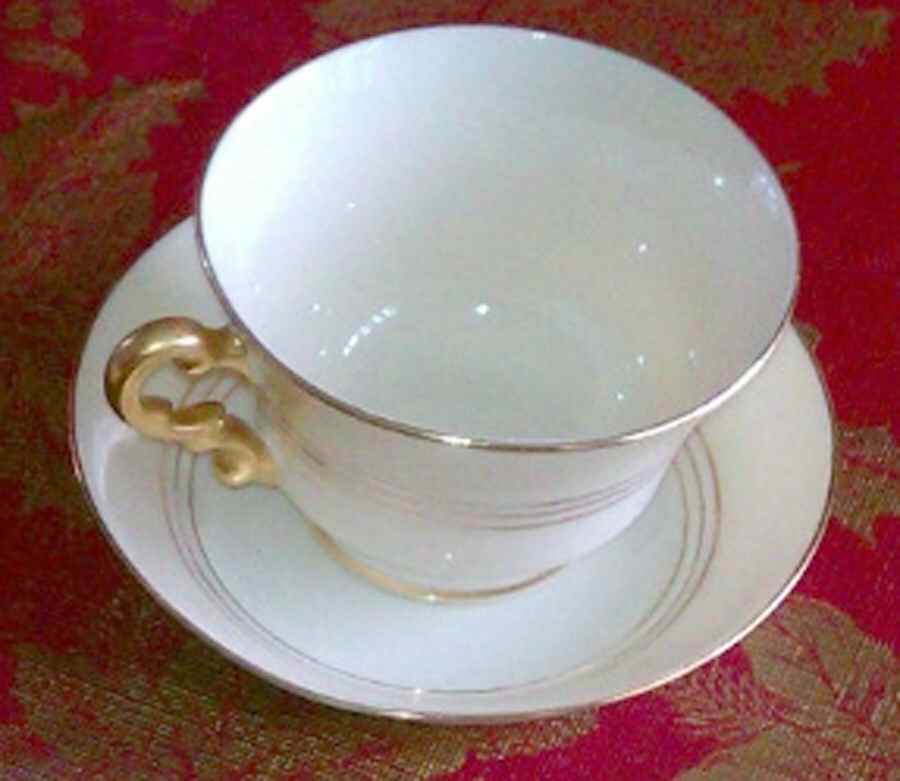 BWO9 Footed Cup & Saucer Set by Bretton Woods-1