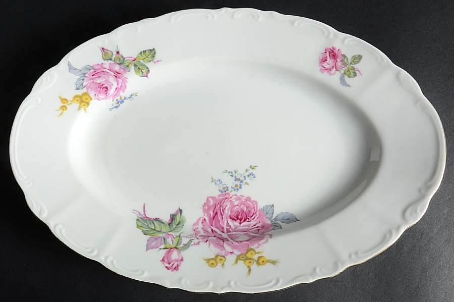 BOH275 13" Oval Serving Platter by Bohemia Ceramic Works-1