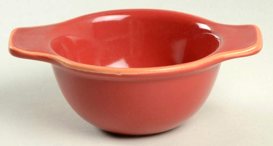 Red Lugged Fruit/Dessert (Sauce) Bowl by Bobby Flay-1