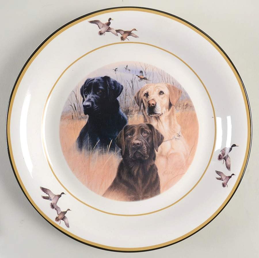 Great Hunting Dogs Dinner Plate by Bass Pro Shops-1