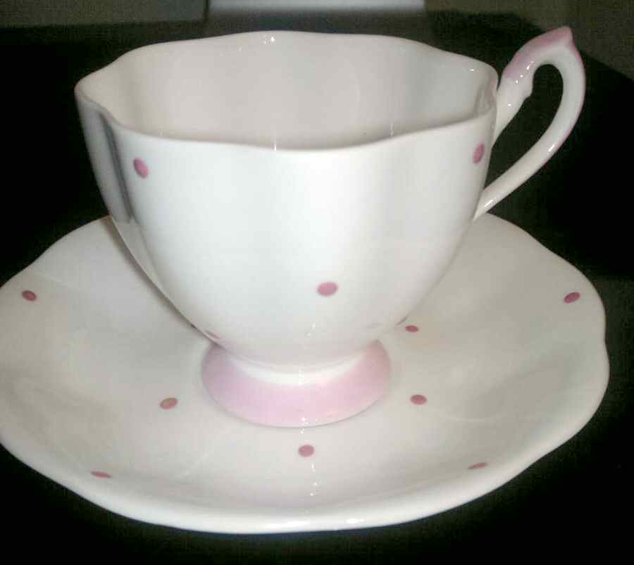 4959 Footed Cup & Saucer Set by Bell China-1