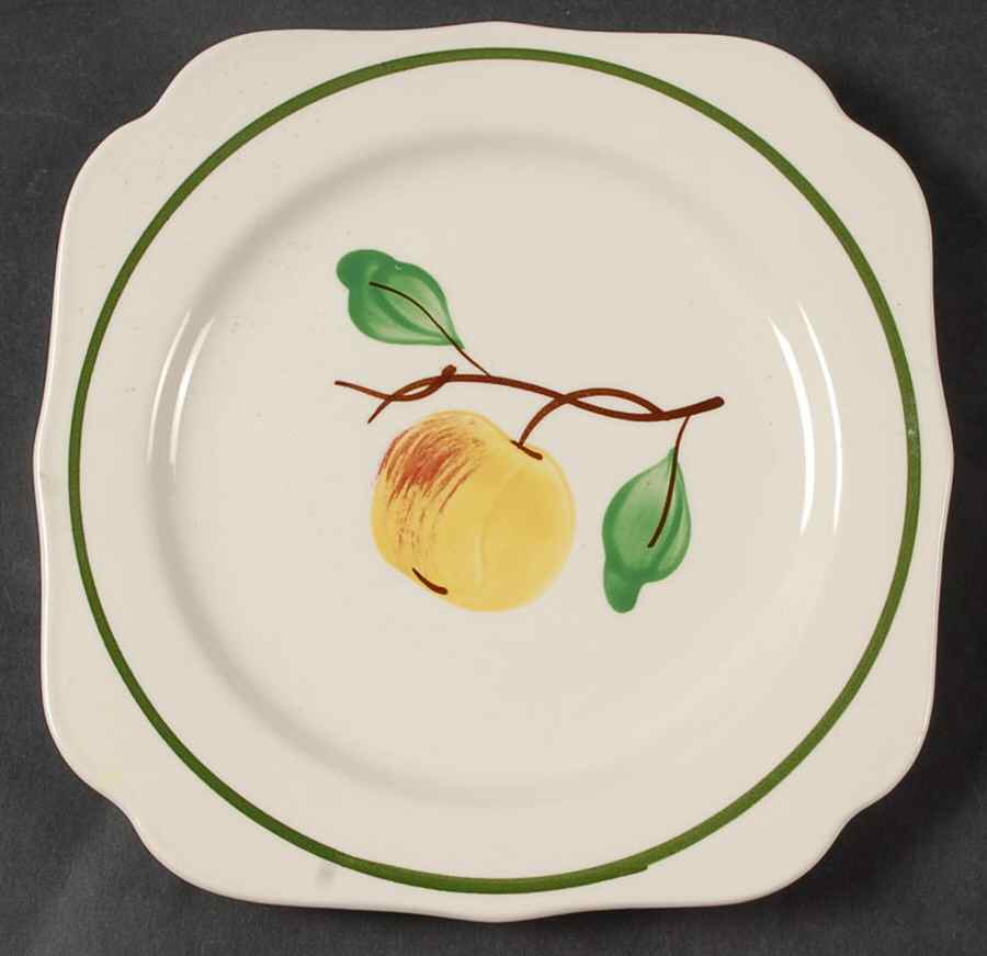 BRP166 Square Salad Plate by Blue Ridge Southern Pottery-1