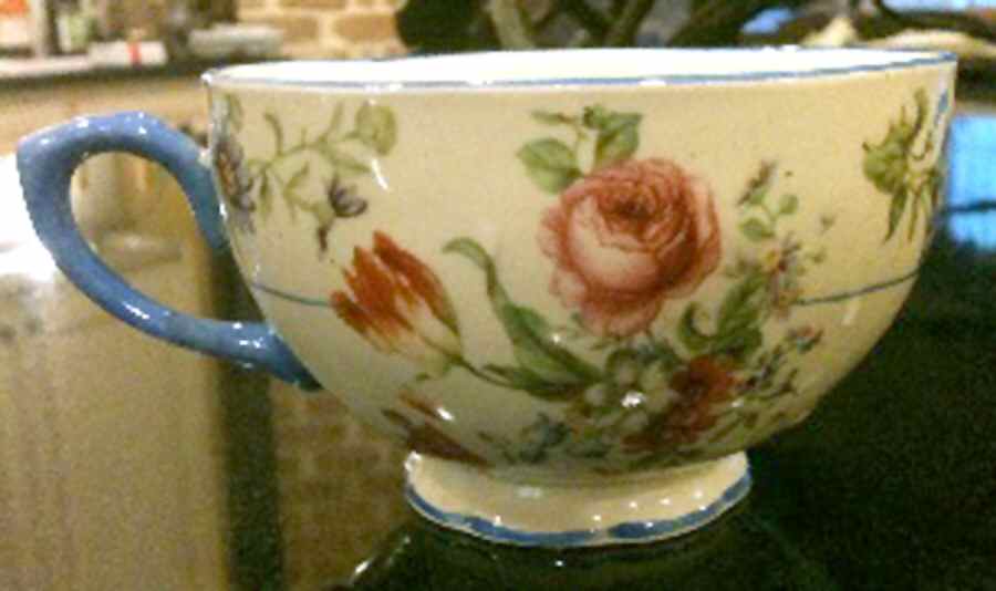 BEM3 Footed Cup & Saucer Set by British Empire Ware-1
