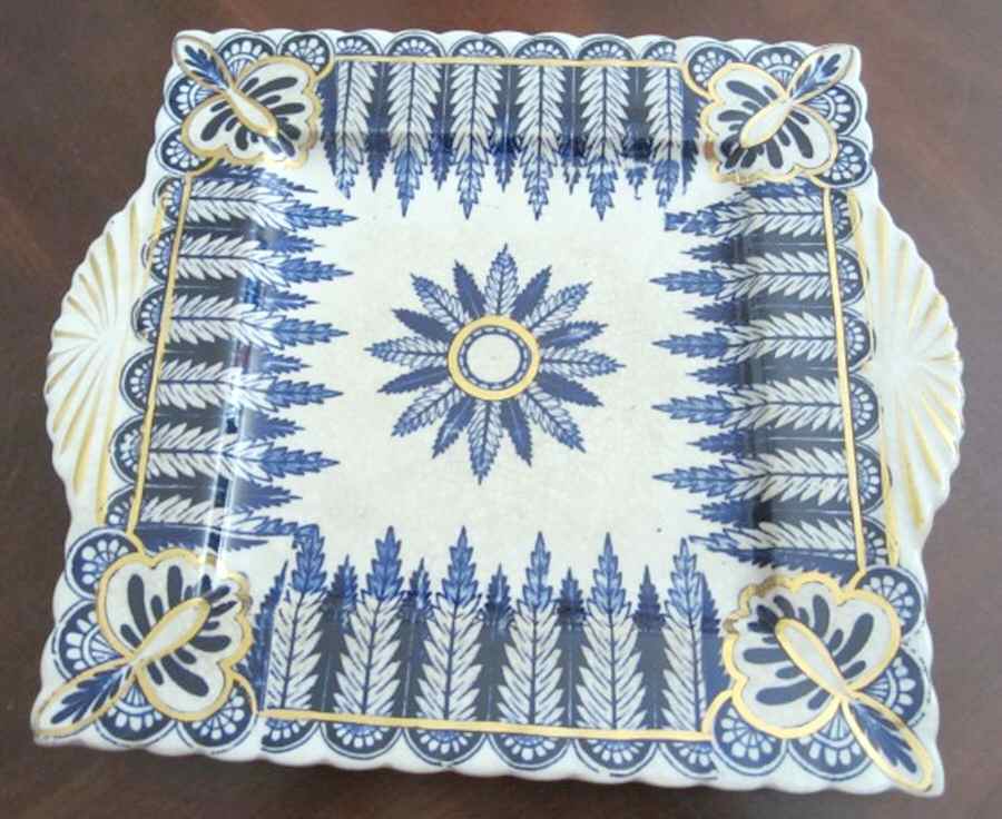 Filicoid Handled Cake Plate by Burroughs & Mountford-1