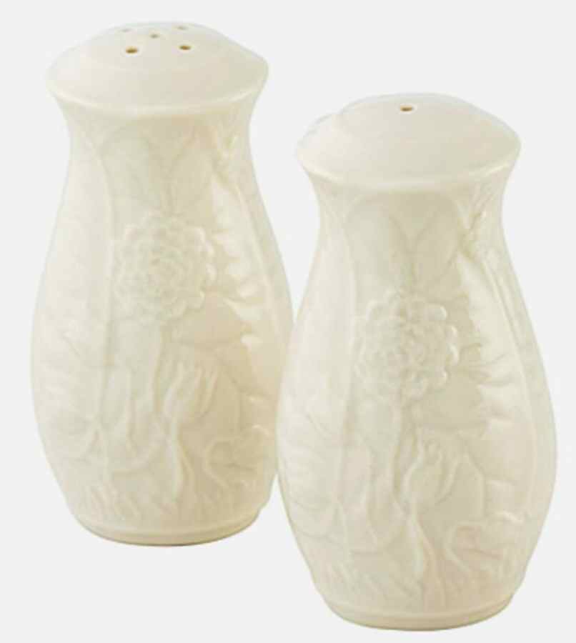 Florencecourt Salt & Pepper Set by Belleek Pottery (Ireland)-1