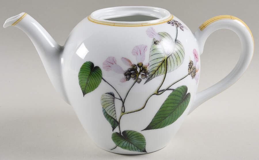 Jardin Indien Teapot No Lid by Bernardaud-1