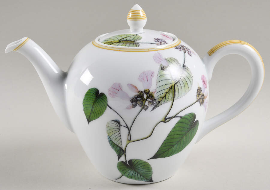 Jardin Indien Teapot & Lid by Bernardaud-1