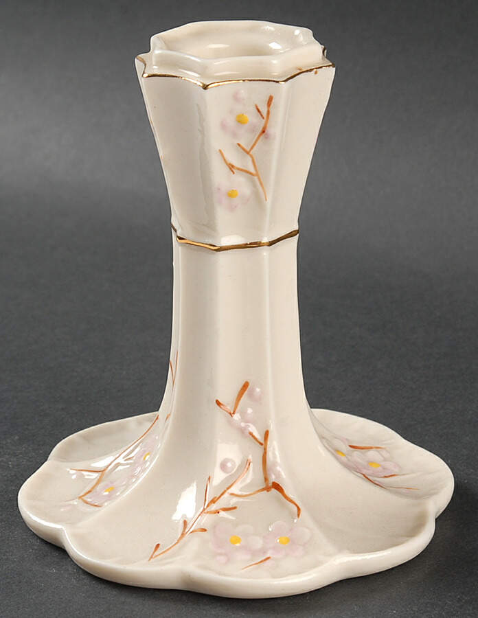 Thorn Small Candlestick by Belleek Pottery (Ireland)-1