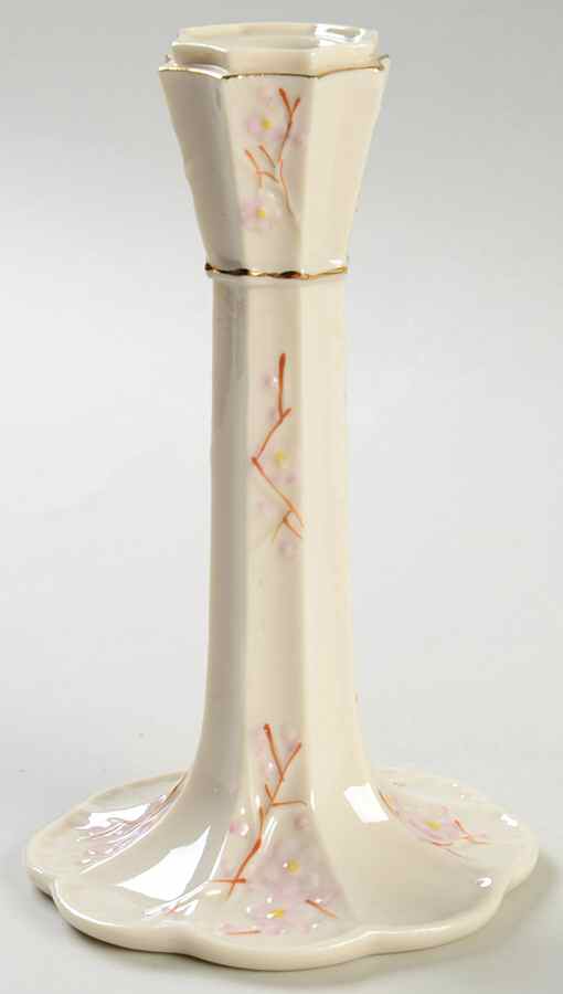 Thorn 6" Candlestick by Belleek Pottery (Ireland)-1
