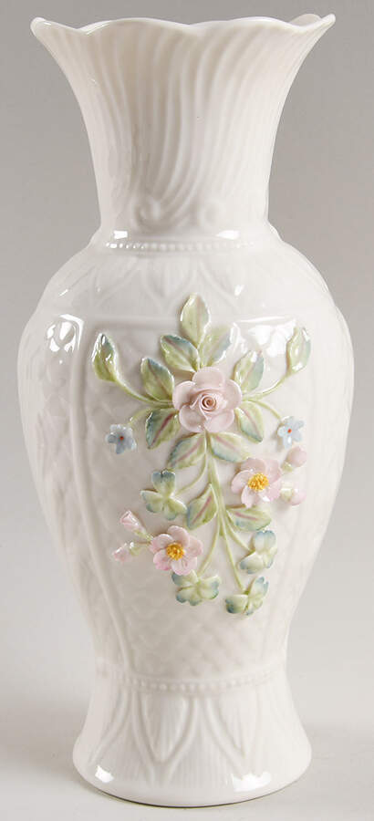 Bloomfield 11" Vase by Belleek Pottery (Ireland)-1
